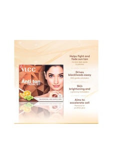 VLCC VLCC Anti Tan Facial Kit - 60 g | Power of 25 Vital Ingredients | Fights Sun Tan, Dark Spots, and Sun Spots | Even Nourishes and Protects Skin from UV Rays.  - Image 3
