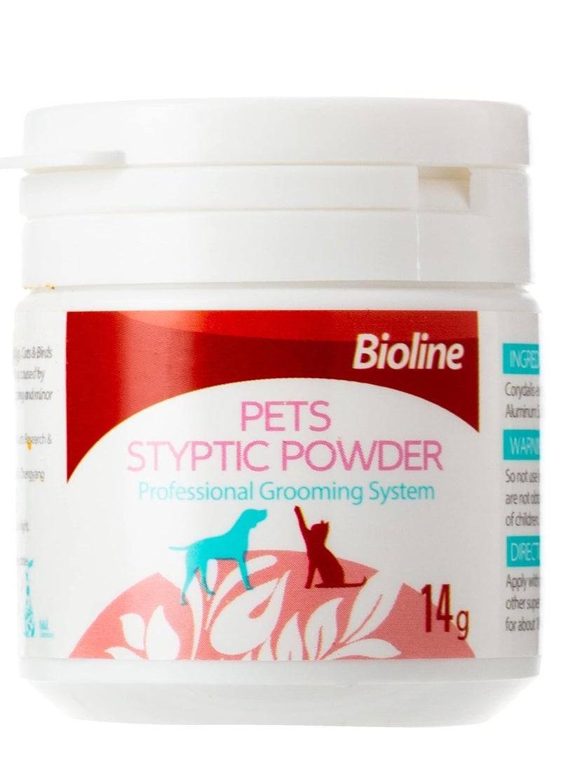بايولاين بيولين - بودرة وقف نزيف الحيوانات الأليفة، 14 جرام، متعددة الألوان - Image 1