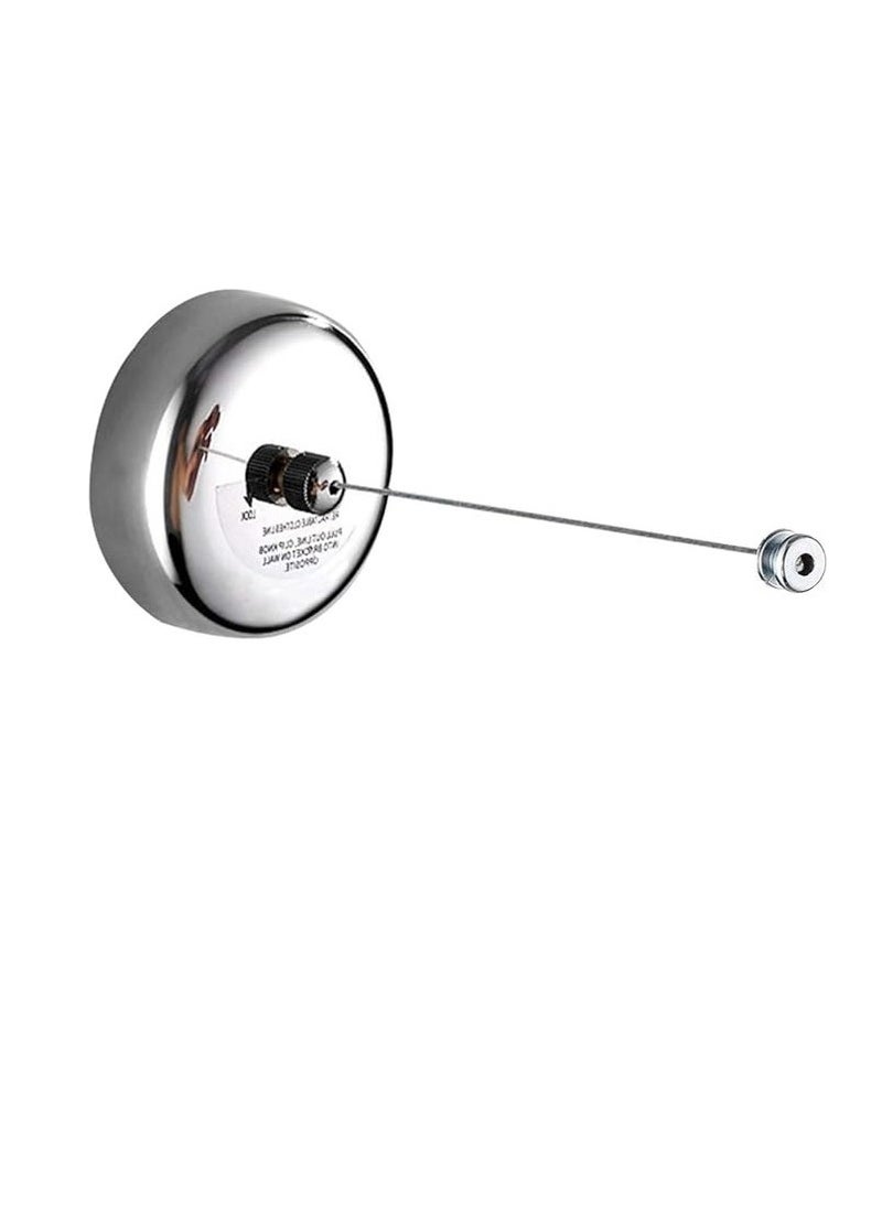 AIWANTO Retractable Clothesline Portable Duty Indoor and Outdoor Washing Line with Wall Mount(Silver)  - Image 1