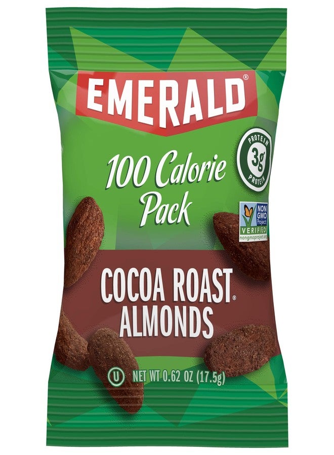 Emerald Nuts Cocoa Roast Almonds, 100 Calorie Packs, 7 Count (Pack of 12) - Image 2