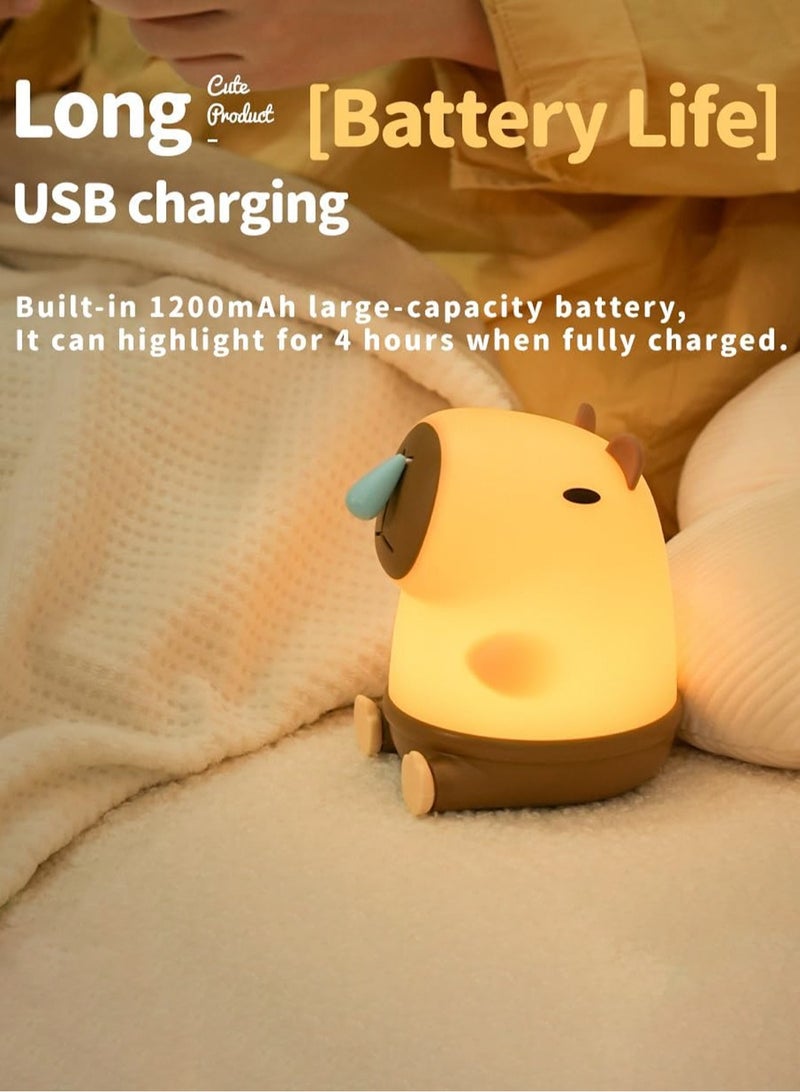 Night light, finless porpoise night light, children's birthday gift, suitable for bedrooms, daycare centers, and children's rooms, movable desk lamp with soft light to fall asleep
