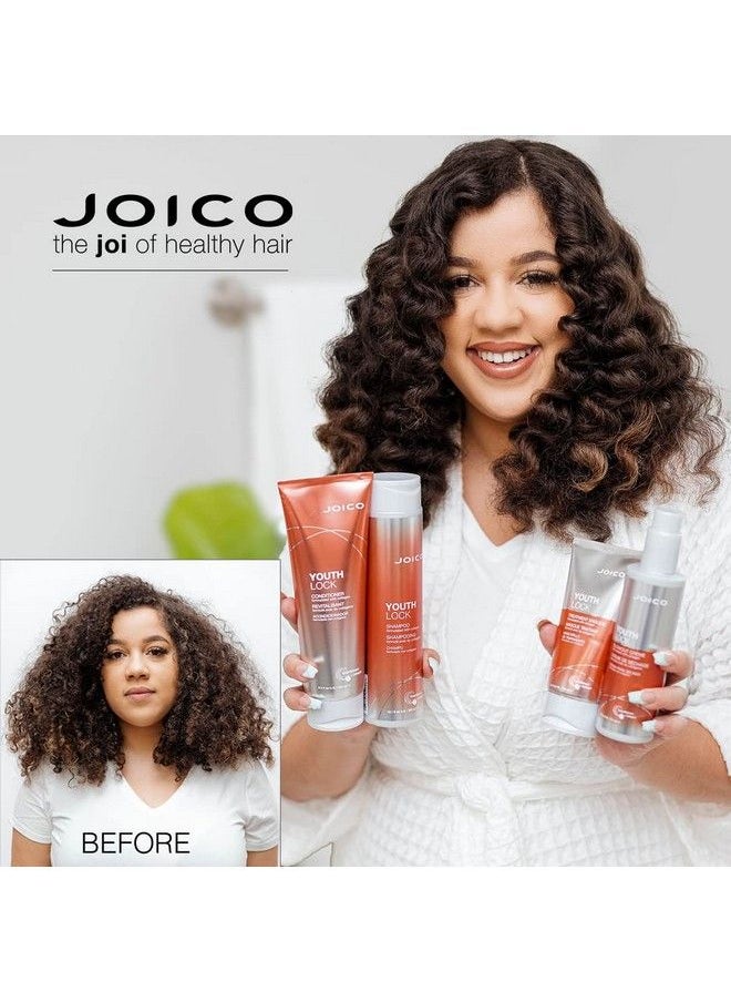 JOICO Youthlock Blowout Crème Formulated With Collagen | Youthful Body & Bounce | Strengthen & Protect | Reduce Breakage & Frizz | Soften & Detangle | Boost Shine | Sulfate Free | With Arginine | 6 Fl Oz  - Image 3