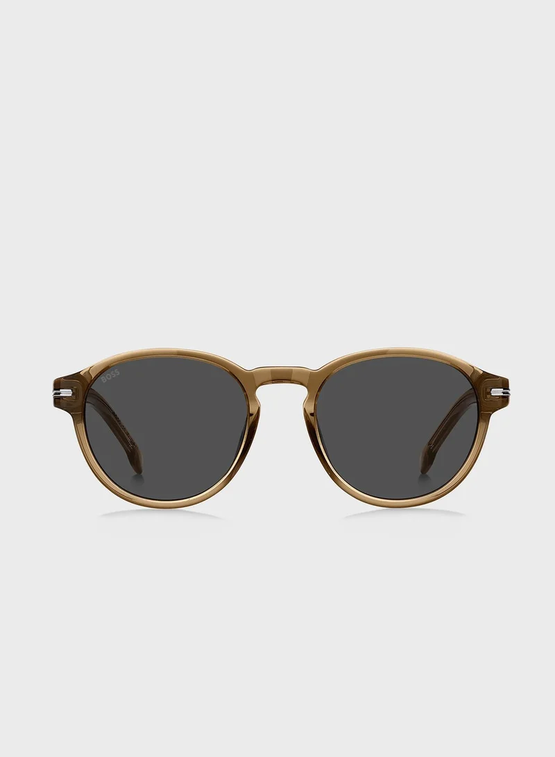 BOSS 20597310A52Ir Round Sunglasses