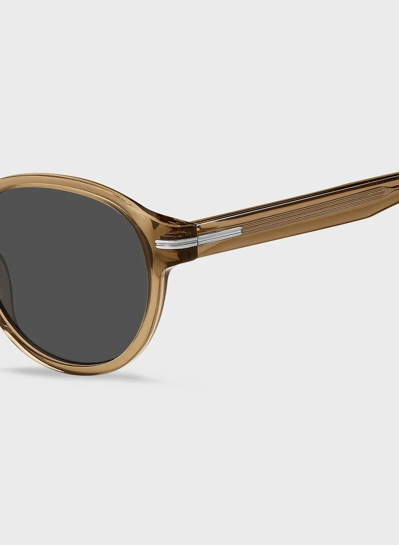 BOSS 20597310A52Ir Round Sunglasses