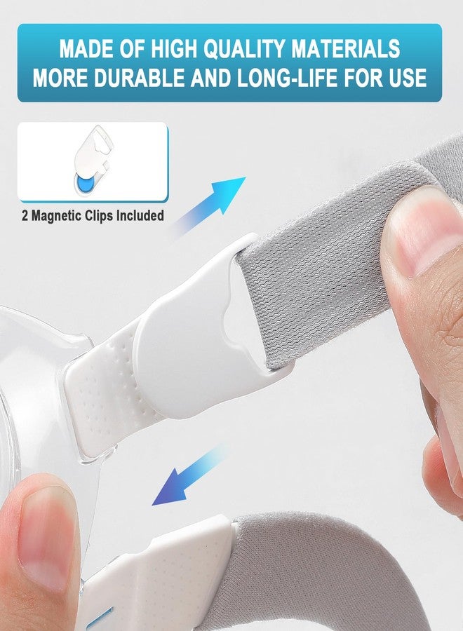 YONCOZY Replacement Headgear for N20 Mask - Headgear Supplies Compatible with N20 Strap Included 2PCS Magnetic Clips - One Size Fit All - Image 5