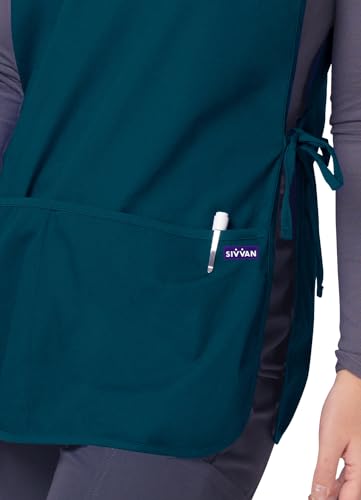 Sivvan Unisex Apron - Cobbler Apron - S8700 - Caribbean Blue - X - Image 5