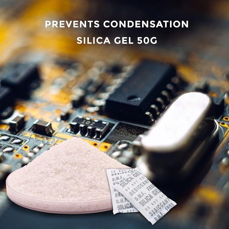 Elysian Silica Gel Pouch Moisture Absorber For Wardrobe Storage Compartment Kitchen Cabinets Almirah Shoe Rack Bathroom Uses Gel Desiccant Packs Of 5 Kg Each Pouch 50 Gram - Image 5