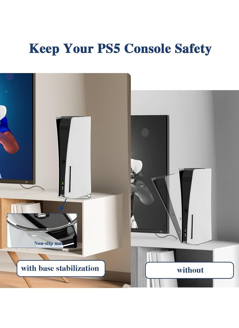 أوزيغالور PS5 نحيل العمود الرأسي للاكسسوارات الأساسية للمحاكي PS5- PlayStation 5 نحيل القاعدة  - Image 3
