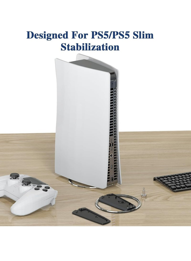 أوزيغالور PS5 نحيل العمود الرأسي للاكسسوارات الأساسية للمحاكي PS5- PlayStation 5 نحيل القاعدة  - Image 4