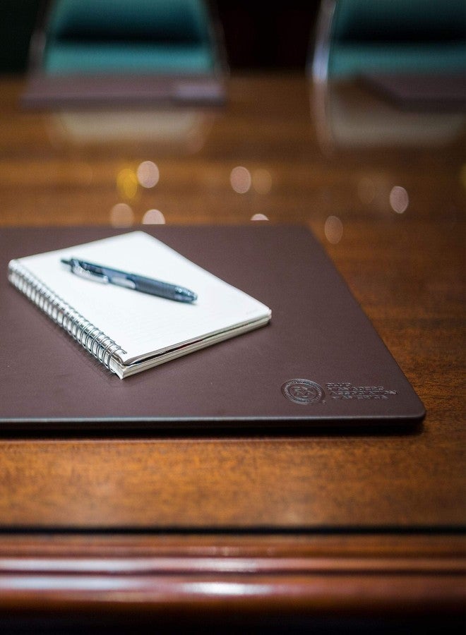 Dacasso Chocolate Brown Leatherette Conference Table Pad, 17 by 14-Inch - Image 2