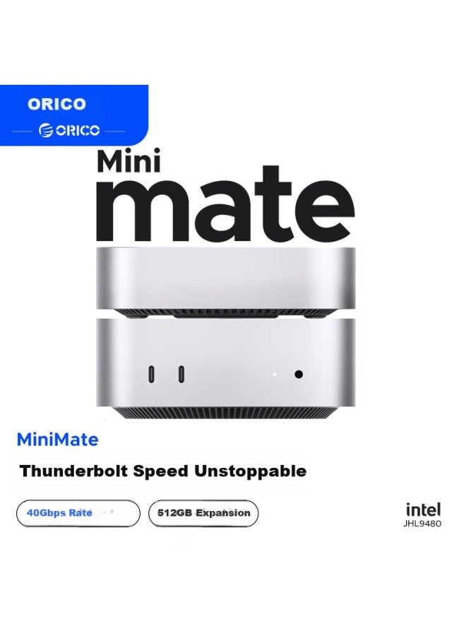 Orico Macmini Thunderbolt 4 Desktop Portable Ssd 40gbps High-speed Storage Expansion 4tb Minimate Cooling Base M4t4-512g - Image 1