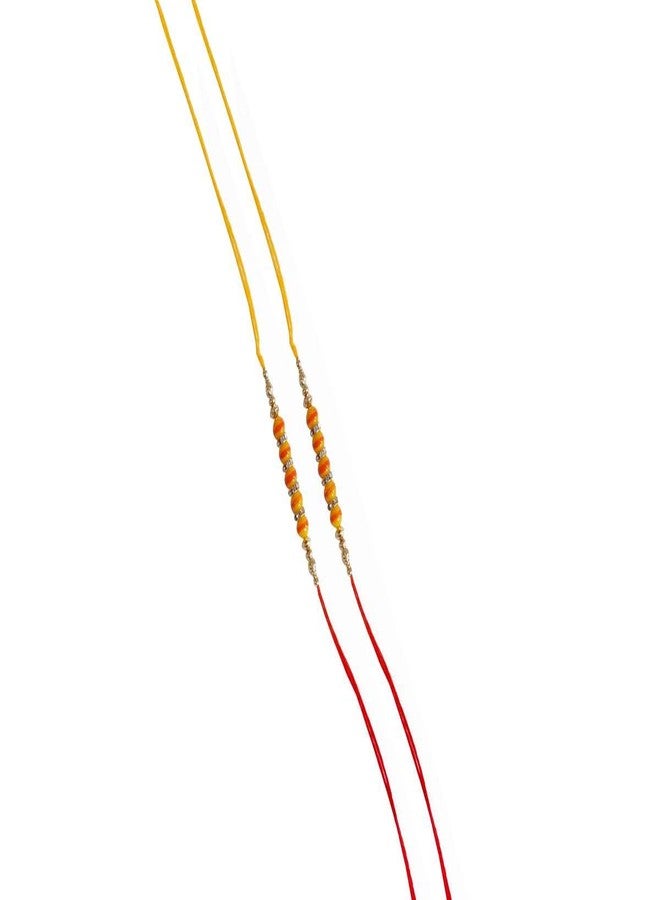 Suninow Designer Multicolor Beads Rakhi(Pack of 2)