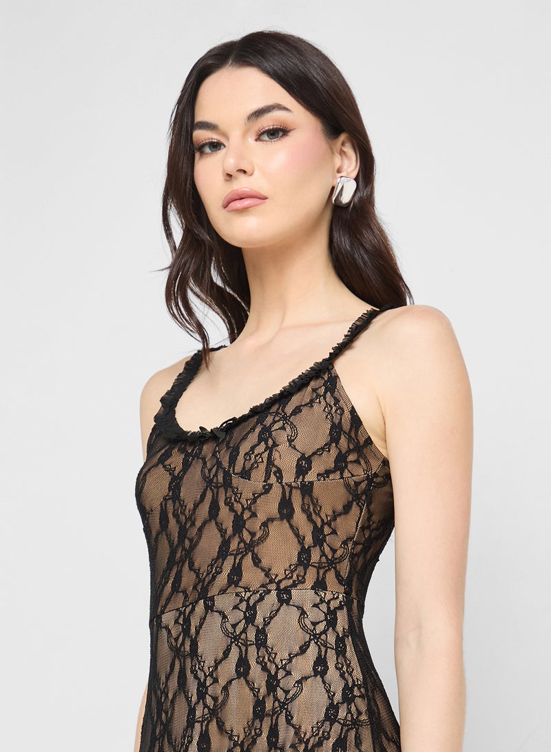Ginger Cami Lace Slip Dress - Image 3