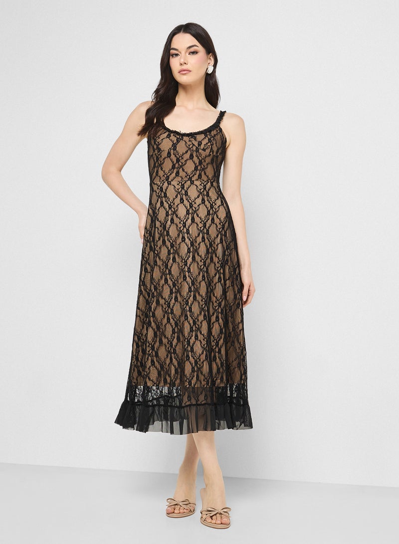 Ginger Cami Lace Slip Dress - Image 4
