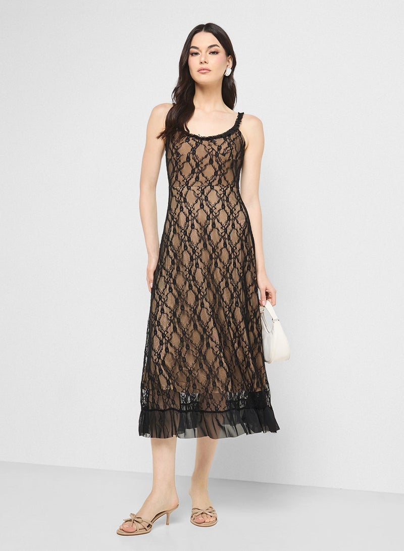 Ginger Cami Lace Slip Dress - Image 3