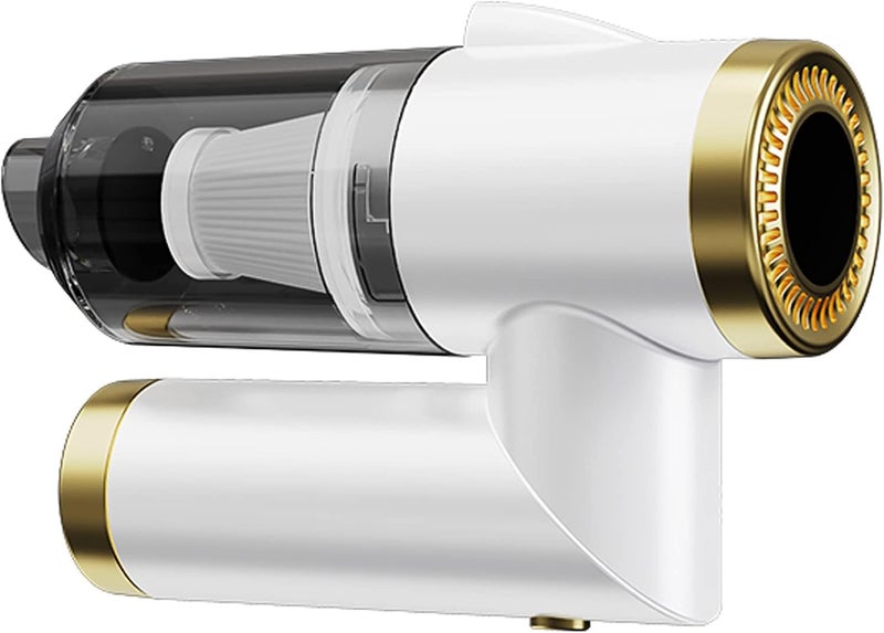 Eacam Cordless Handheld Vacuum Cleaner, Electric Folding Cleaner with LED Light Rechargeable Hand Vacuum Cleaner Mini Dust Collector Dust Catcher Portable Dust Cleaner for Home Office and Car - Image 2