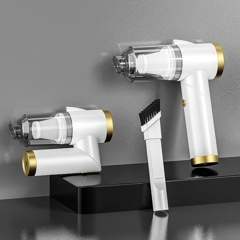 Eacam Cordless Handheld Vacuum Cleaner, Electric Folding Cleaner with LED Light Rechargeable Hand Vacuum Cleaner Mini Dust Collector Dust Catcher Portable Dust Cleaner for Home Office and Car - Image 3