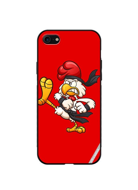 Protective Case Cover For Apple iPhone SE (2022) Karate Chicken Design Multicolour
