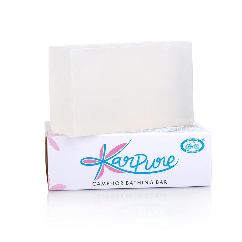 Cycle Karpure Camphor Bathing Bar Moisturising Soap No ParabenSilicone Pack Of 2 - Image 4