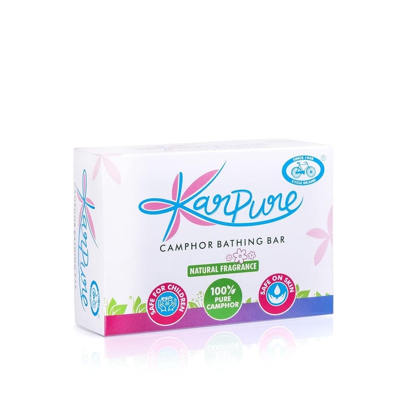 Cycle Karpure Camphor Bathing Bar Moisturising Soap No ParabenSilicone Pack Of 2 - Image 5