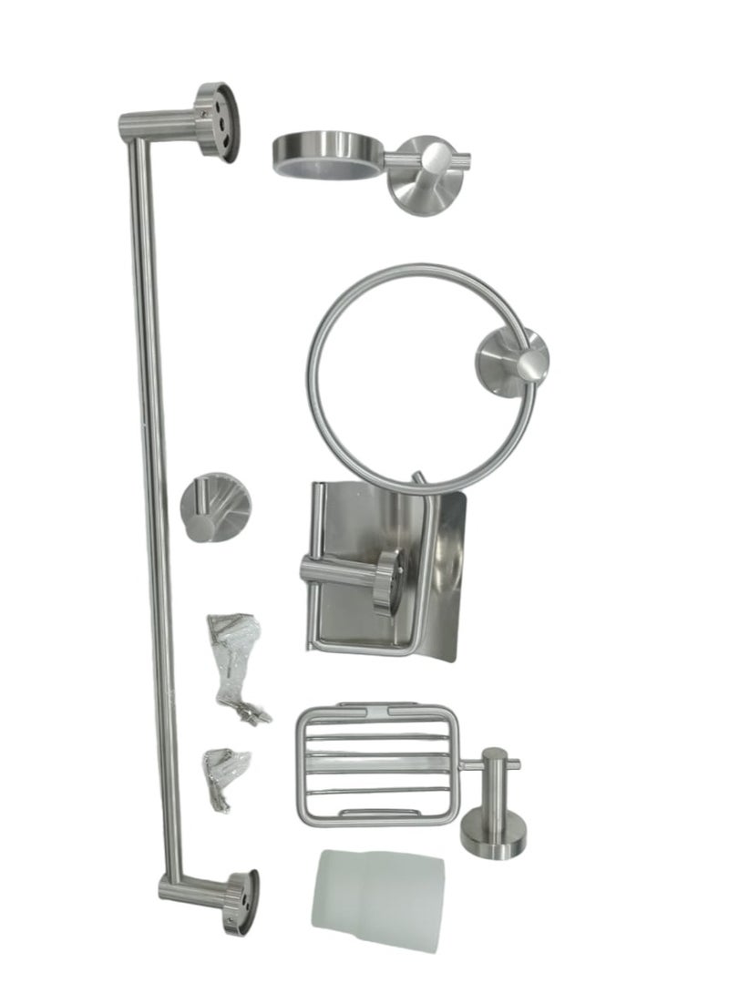 D&N Elegant Space-Saving Wall-Mounted Bathroom Towel Shelf - Durable, Modern Storage Solution with Ample Space and Rust-Resistant Finish - Image 1