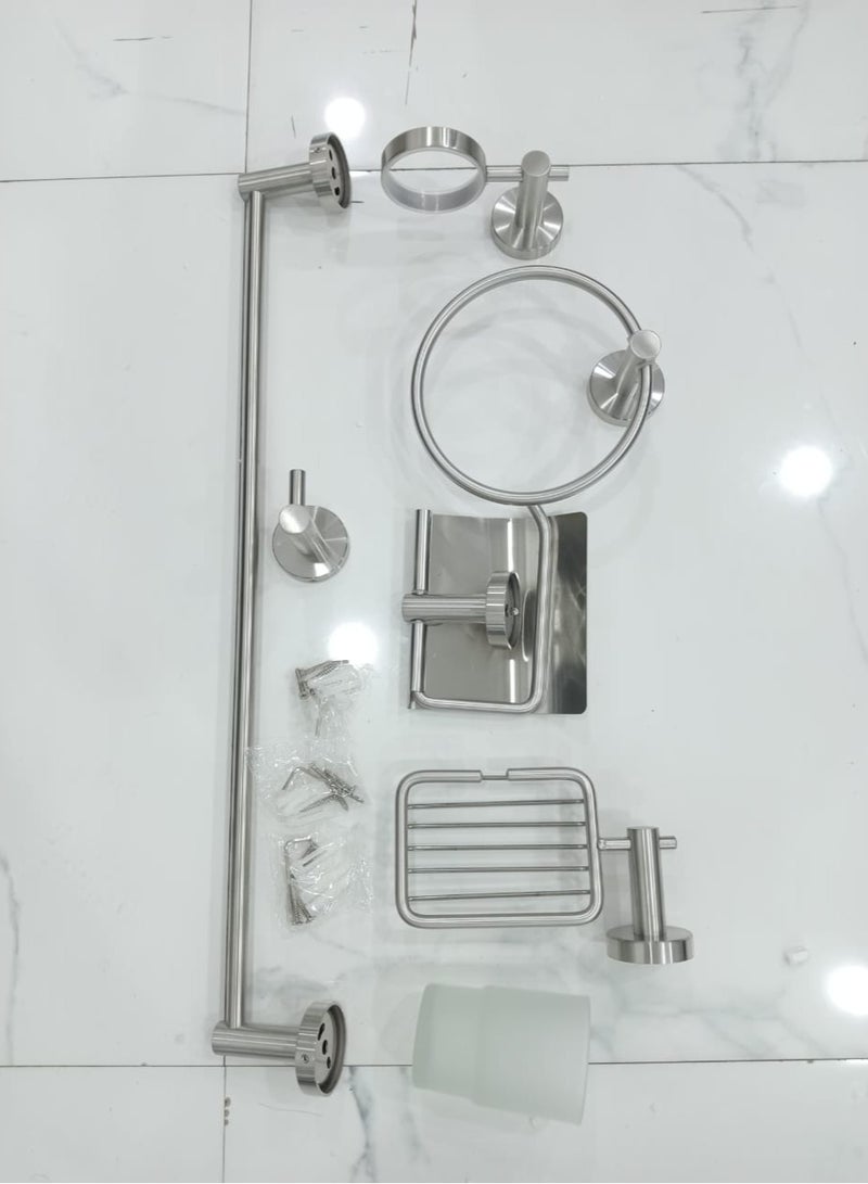D&N Elegant Space-Saving Wall-Mounted Bathroom Towel Shelf - Durable, Modern Storage Solution with Ample Space and Rust-Resistant Finish - Image 2