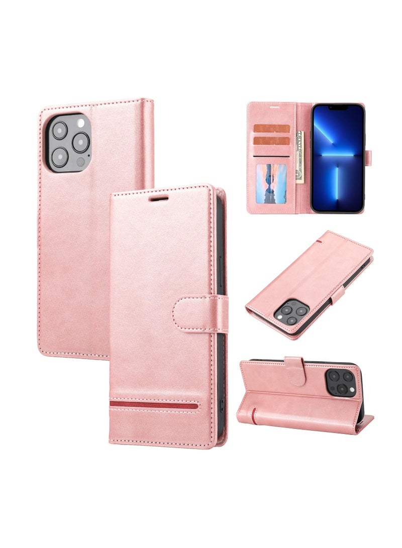Suteni Flip Cover Leather Protective Hidden Card Slots Phone Case for iPhone - Image 3