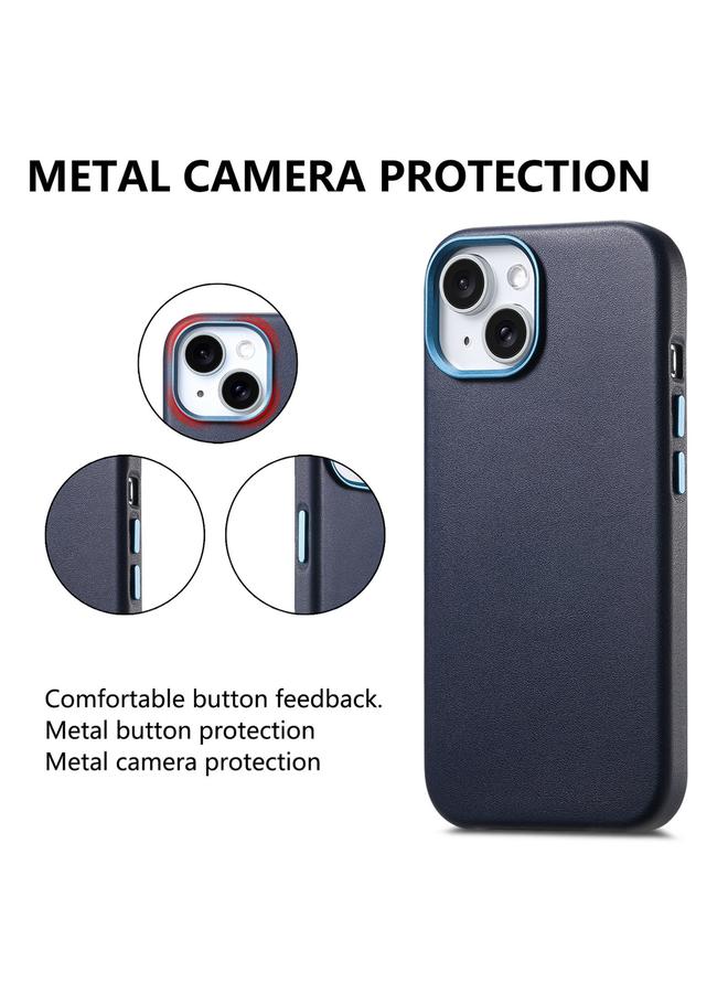 Zaboon Case For iPhone 13 Electroplated Metal Button MagSafe Phone Case - Image 2