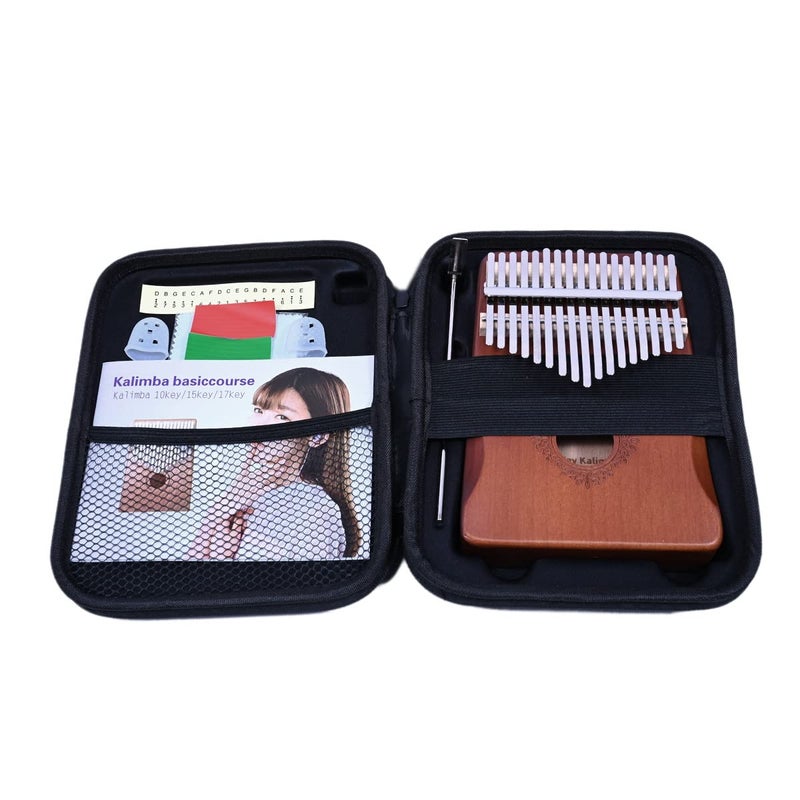 Palap Kalimba Protective Case ONLY, Thumb Piano Shock-Proof EVA Case for 10 and 17 Keys Kalimba (Black Color) - Image 5