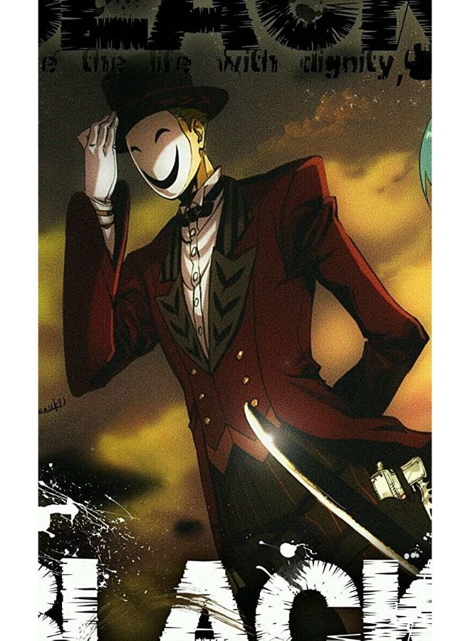 أكاليكس أسود رصاصة كاجيتان هيروكو تأثيري قناع هالوين شهم قناع - Image 2