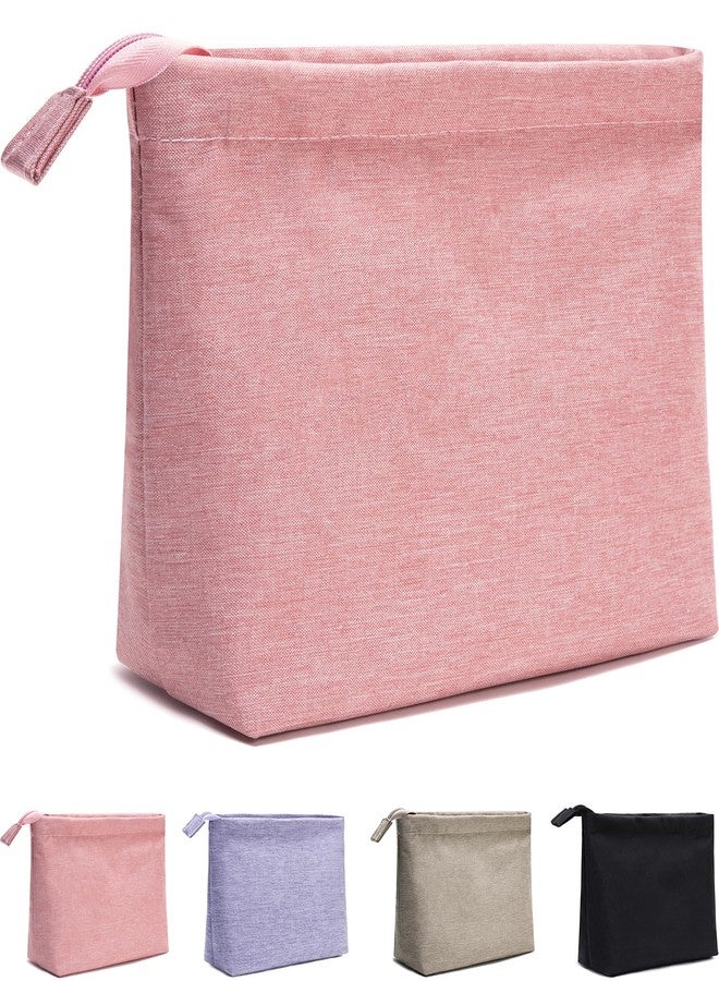 FUNSEED Large Travel Toiletry Bag for Women and Men, Portable Makeup Organizer, Water-resistant Travel Shaving Bag for Toiletries Accessories, Cosmetic (Pink) - Image 1