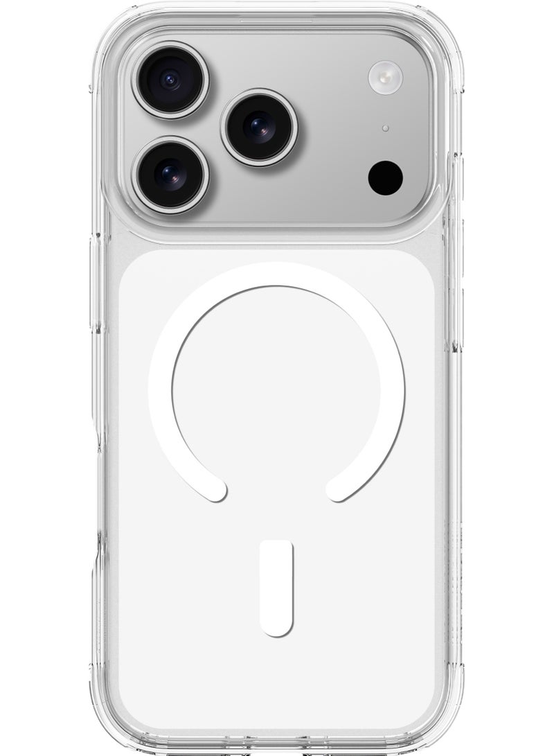 AMAZINGthing غطاء حماية MINIMAL MAG [7.7 قدم] مقاوم للسقوط مصمم لجهاز iPhone 17 Pro MAX متوافق مع MagSafe - شفاف - Image 1