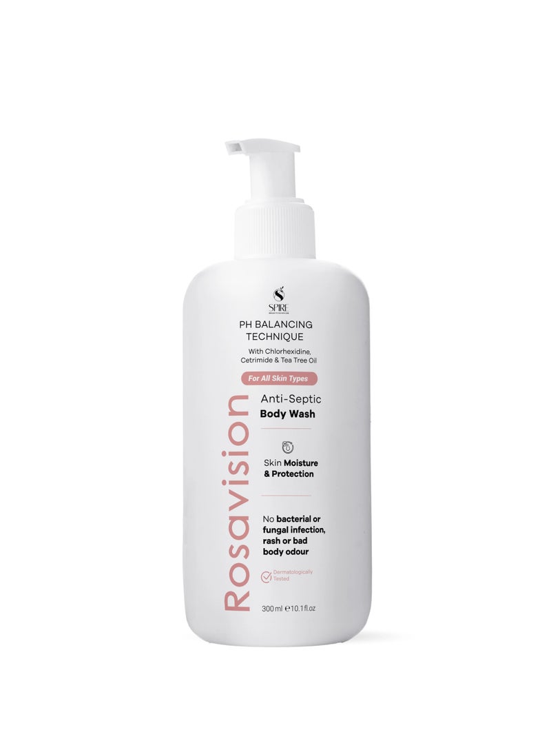 Spire Pharma Rosavision Anti septic Body Wash