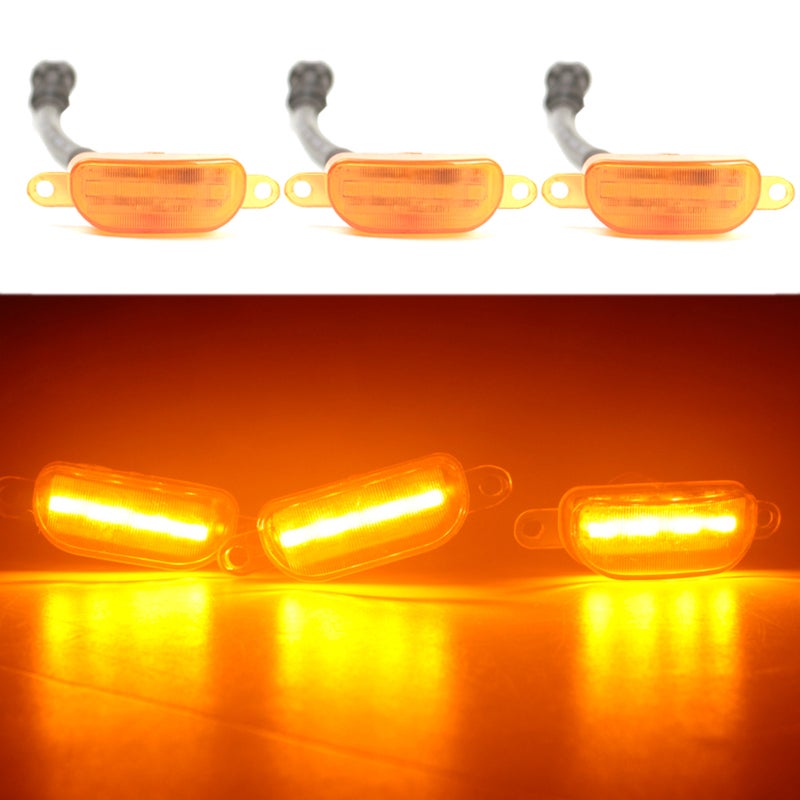 Auto Front Grille LED Lights Replacement for Ford F150 2015-2017 3 Pack - Image 2