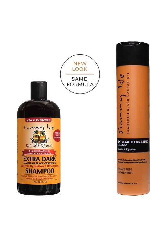 Sunny Isle Jamaican Black Castor Oil Extreme Hydrating Shampoo, Orange, 10 Fl Oz, Packaging May Vary - Image 3