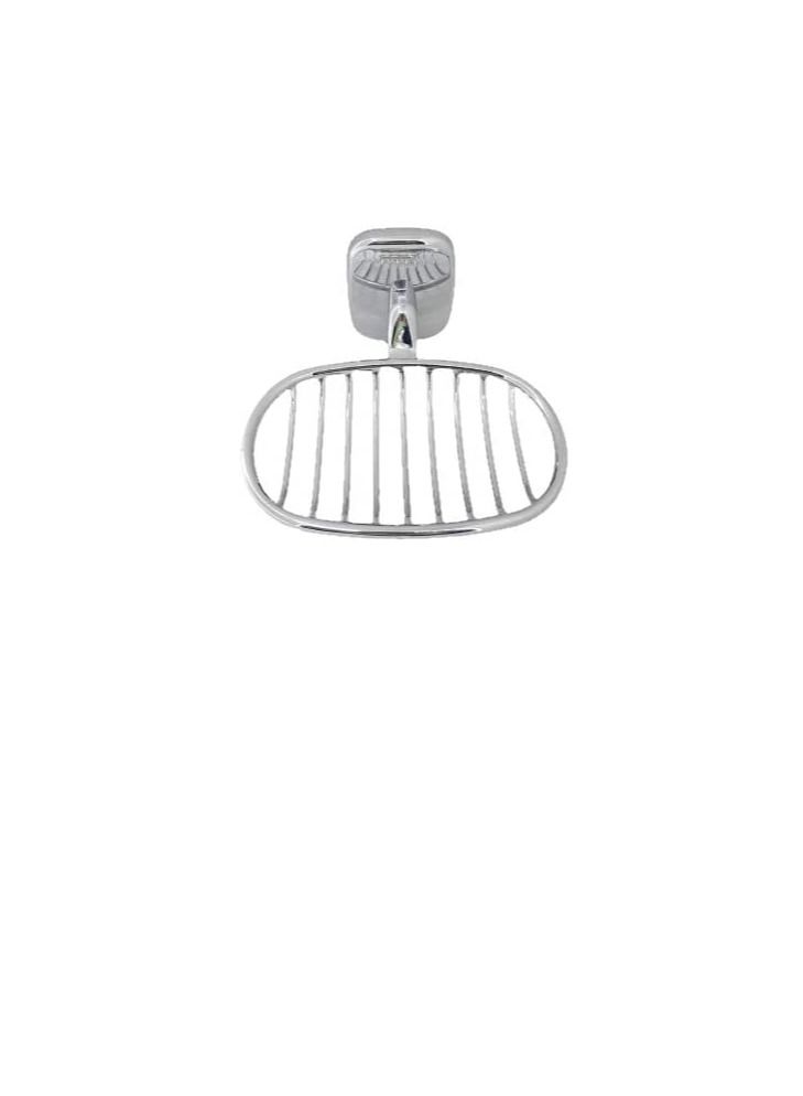 Dot-x Wall Mounted Soap Basket Chrome Finish Soap Holder for Bathroom - Image 1