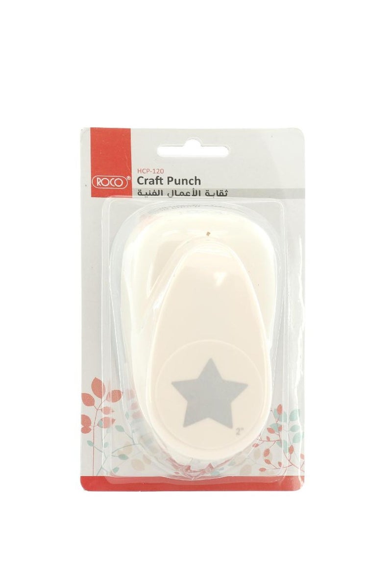 روكو ثقب حرفي أحادي الفتحة على شكل نجمة