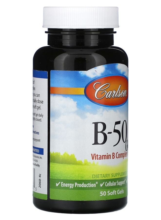 Carlson B-50 Gels 50 Soft Gels - Image 2