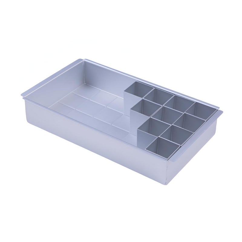 Wetco DIY Number Cake Pan Square Aluminum DIY Letter Mousse Cake Molds 09 Numbers Cake Tins for Wedding Birthday