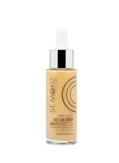 St. Moriz St Moriz Professional Face Tanner Serum - Prime & Glow Hydrating 2 in 1 Self Tan Face Serum & Makeup Primer With Hyaluronic Acid - Dewy & Natural Bronzed Face Glow (0.84 fl oz)  - Image 1