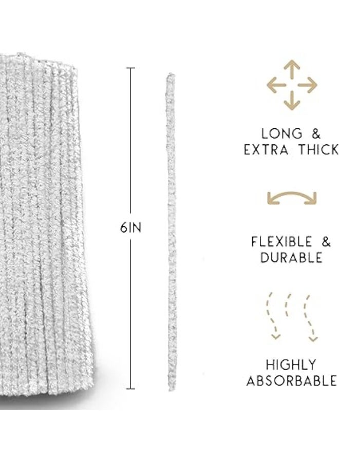 منظف أنابيب مداخن من انجوي دوخا - أبيض كيكسل- 50 قطعة - Image 2