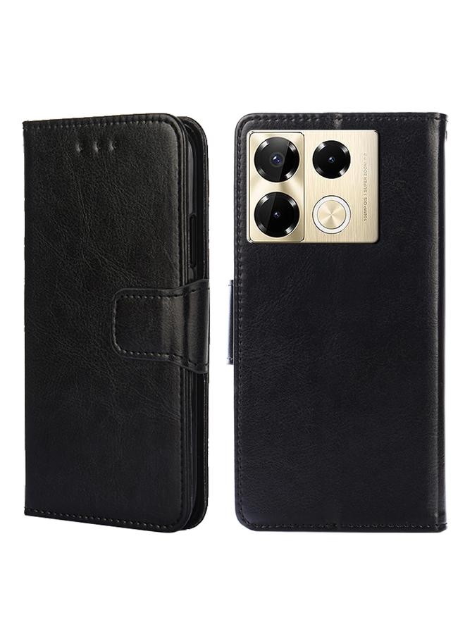 S-TOP Case For Infinix Note 40 Pro 4G Crystal Texture Leather Phone Case - Image 1