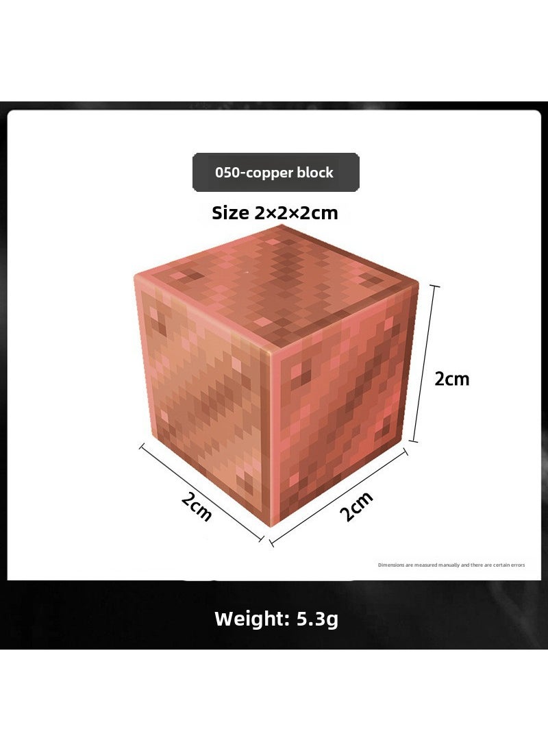 Generic - Magnetic Building Blocks DIY Castle Model Copper block [050]] - Image 1