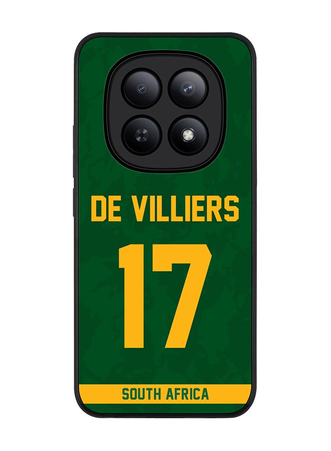 For Xiaomi Redmi Note 15 5G / Poco M8 Case,Slim fit Camera Protection, Shockproof Thin Phone cover  - South Africa AB de Villiers, Jersey No 17