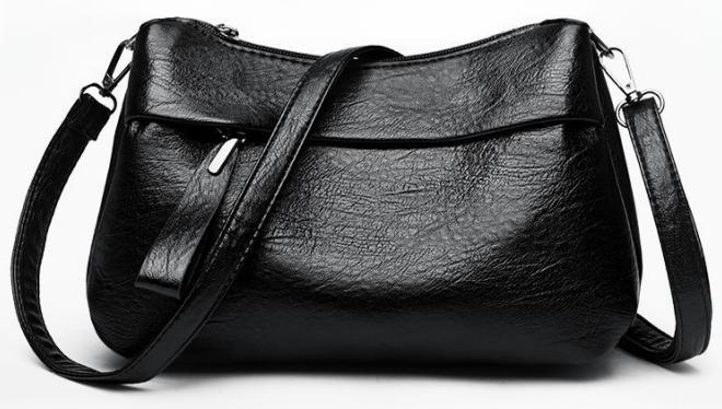 Women's PU Leather Crossbody Bag, Ladies Large-capacity Shoulder Bag Sling Bag Side Bag, Daily Commuting, Shopping, Shopping Multi-compartment Carrying Bag Satchel Bags for Girls and College Students - Image 1