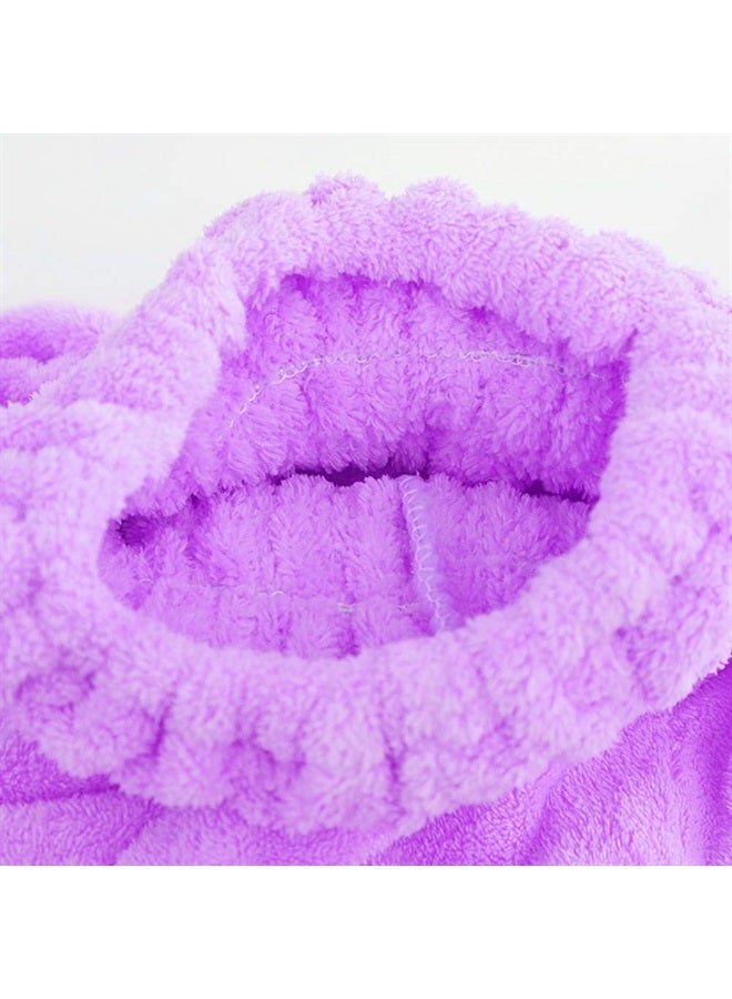 Yomigoo Hair Drying Towel 3 Packs, Quick Dry Microfiber Hair Towel, Super Absorbent Hair Towel Wrap for Wet Hair, Bath Accessories for Women with Long & Thick Hair (Purple) - Image 4