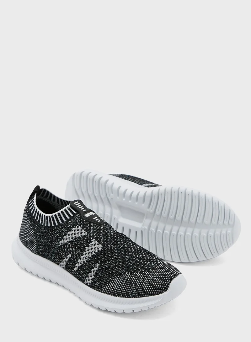 Ginger Pattern Knit Pull On Comfort Shoe