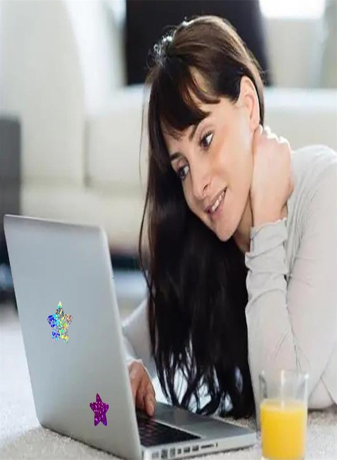 يالوا ملصقات نجوم صغيرة لامعة من رقائق معدنية، 500 قطعة، ملصقات نجوم متعددة الألوان، قطر 1 بوصة، مكافآت للأطفال، أعمال فنية وحرفية، لوازم منزلية ومعلمين، مخططات وفصول دراسية (متعددة الألوان 500 قطعة) - Image 5
