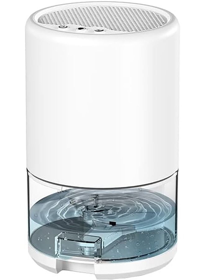 Dehumidifier 1000ml Home Dehumidifier 2600 Cubic Feet with 7 Color LED Lights Silent Bedroom Portable Dehumidifier 285 Sqft Closet Bedroom Bathroom Rv Office (White)