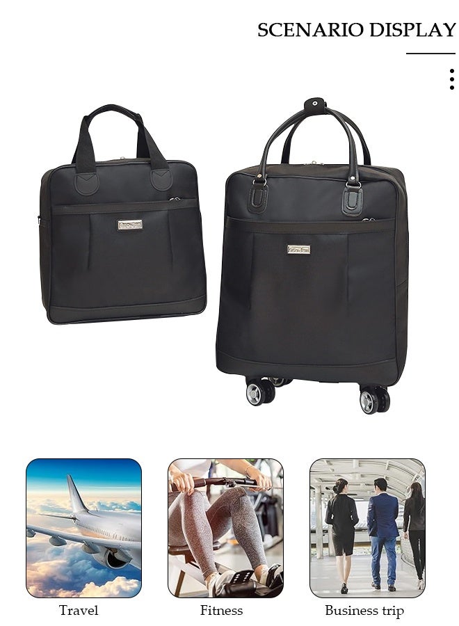 DUNISO 2 Piece Travel Luggage Sets, Foldable Carry on Luggage Airline Approved, Lightweight Carry on Suitcase with Spinner Wheels, Family Travel Suitcase Set with Duffle Bag - Image 4